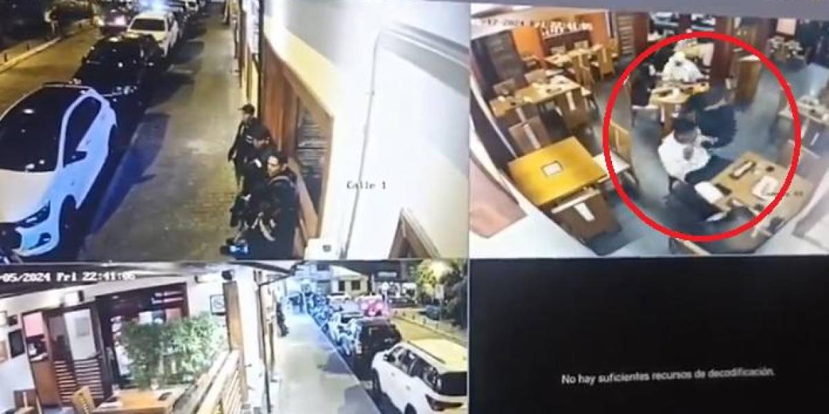 Dos sujetos robaron en un restaurante de sushi en Quito