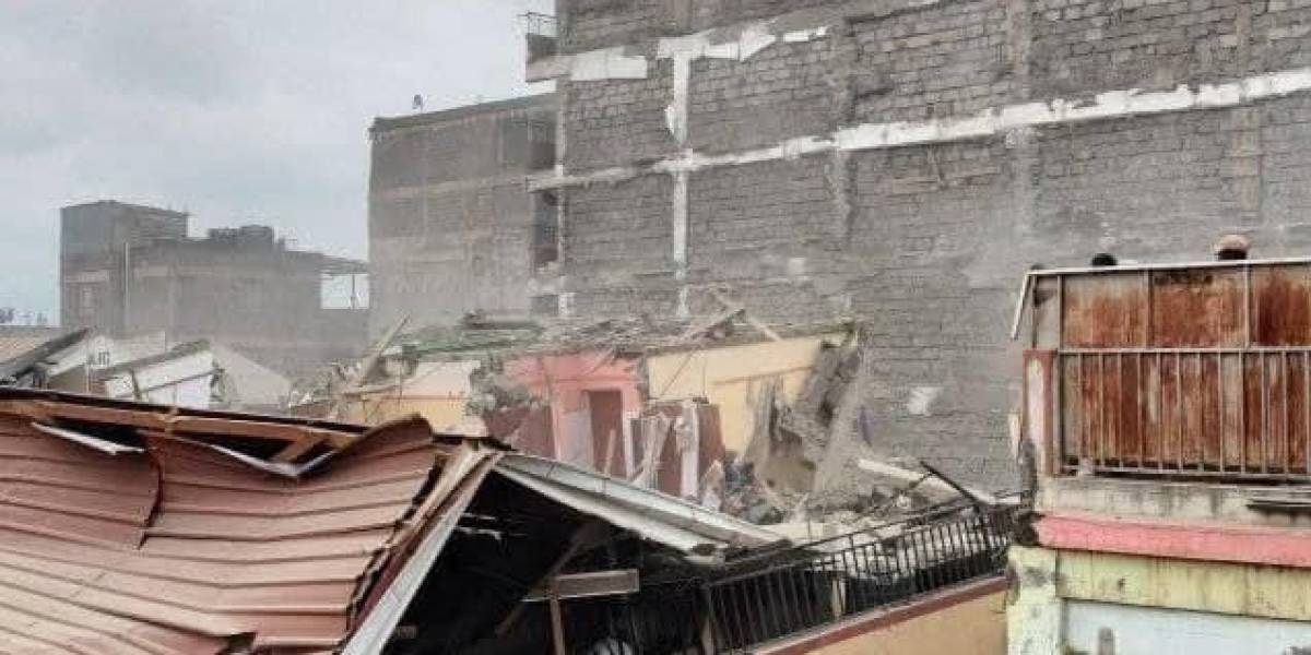 Video | Un edificio de ocho pisos se derrumbó en Nairobi, Kenia