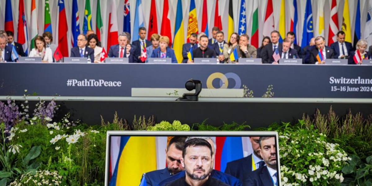 La Cumbre de Paz de Ucrania cierra con una declaración que no firman 12 países