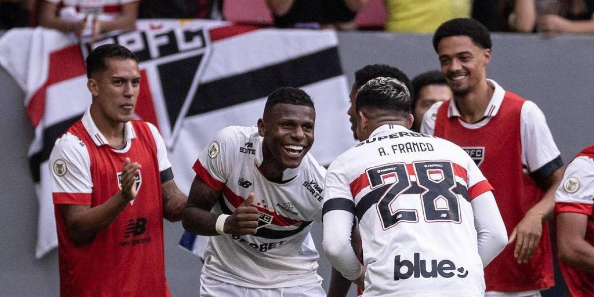 (VIDEO) Gol de Robert Arboleda en la victoria del Sao Paulo ante el Corinthians de Félix Torres