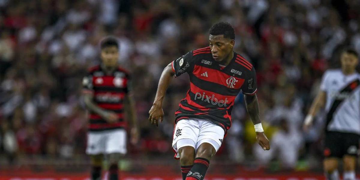 Con pocos minutos de Gonzalo Plata, Flamengo venció al Corinthians en la semifinal de ida de Copa de Brasil