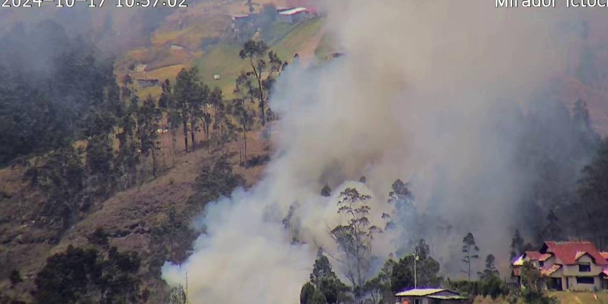 Ecuador: cerca de 60 alertas sobre incendios forestales en las últimas 24 horas