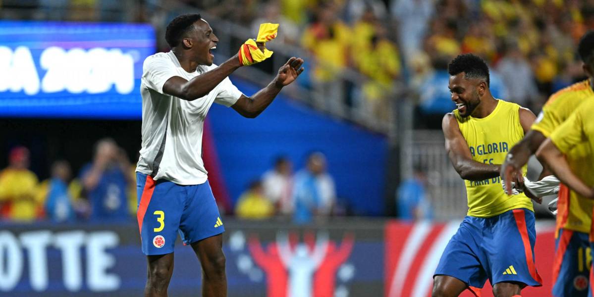 Alegría, festejos y bailes en el vestuario de la selección de Colombia