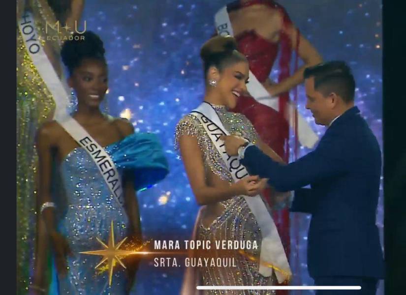 Señorita Guayaquil ganó Mejor Sonrisa, Mara Topic Verduga.