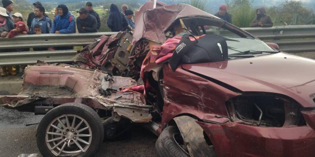 Siniestro de tránsito dejó un fallecido en Ambato