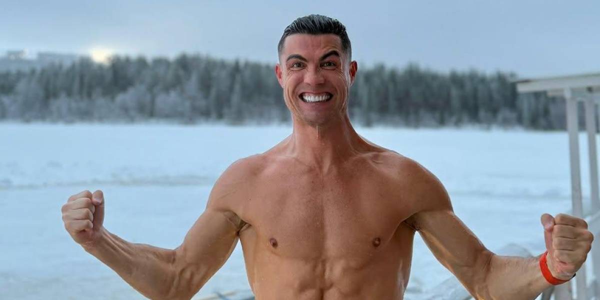 Cristiano Ronaldo celebra la Navidad en climas extremos