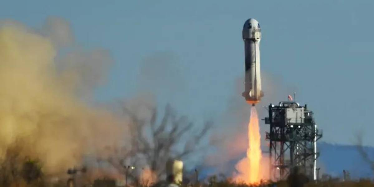 Blue Origin lanzará a seis tripulantes al espacio en un cohete turístico