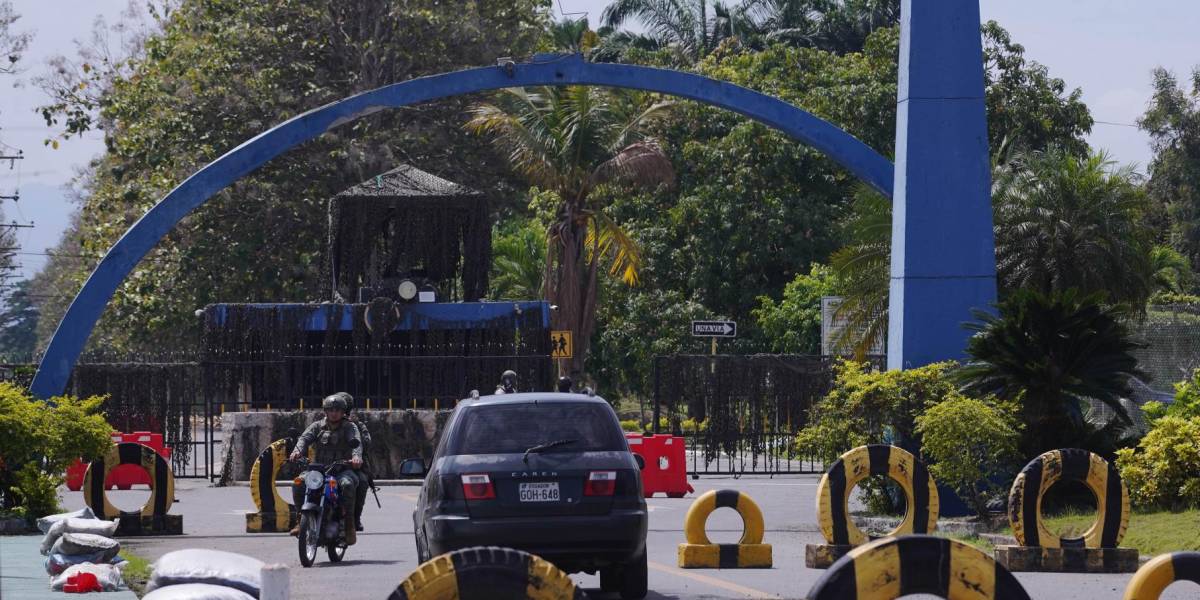 Imagen de la base militar de Taura, en el cantón Naranjal.