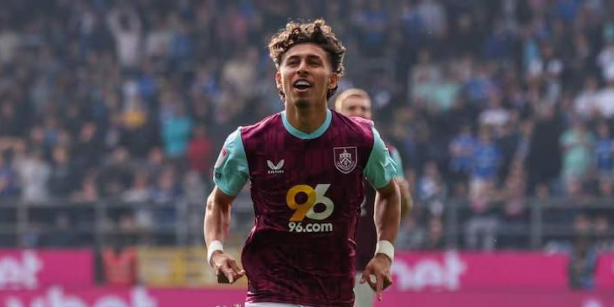 Jeremy Sarmiento marcó su primer gol con Burnley contra Portsmouth