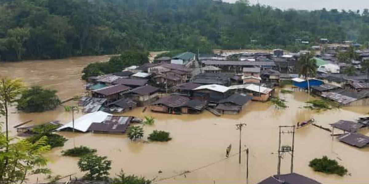 El departamento del Chocó en Colombia está en emergencia por las intensas lluvias