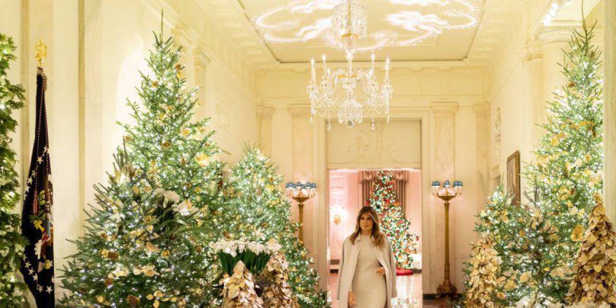 Video | Joe Biden celebra su última Navidad en la Casa Blanca con una inolvidable decoración