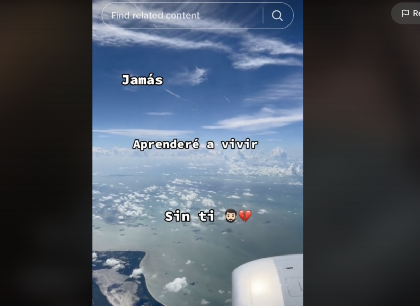 Landy Párraga subió un video en su cuenta de Tiktok en la semana que asesinaron con Leandro Norero: Jamás aprenderé a vivir sin ti.