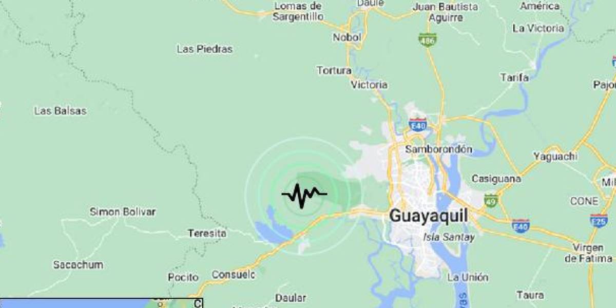 Un temblor de 3.8 se produjo en Guayaquil, Guayas