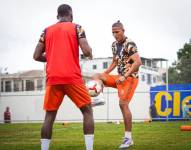 Luis Luna en un entrenamiento con Naranja Mekánica