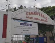 Exteriores del cementerio Ángel Maria Canals.