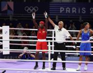 María José Palacios celebra su victoria en los Juegos Olímpicos de París 2024