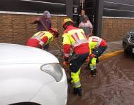 Sur de Quito: las fuertes lluvias provocaron acumulaciones de agua en varios sectores