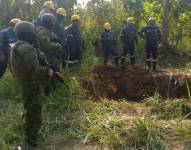 Los militares resguardan la zona por seguridad en Quevedo (Los Ríos).