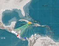 Gráfico del lugar donde se registró el sismo en Cuba.