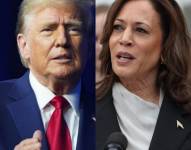 Imagen de Donald Trump, expresidente de EE.UU., y Kamala Harris, vicepresidenta actual de Estados Unidos.