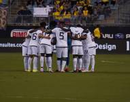 Jugadores de la Selección de Ecuador ante Bolivia en partido amistoso, previo a la Copa América