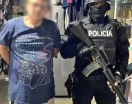 La fotografía de uno de los sospechosos detenidos en el operativo de esta madrugada.