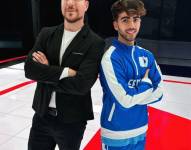 Fotografía del influencer Federico Vigevani y el famoso youtuber estadunidense Mr Beast