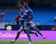 Diogo Bagüí anotó su primer gol con la primera plantilla de Emelec.