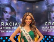 Fotografía de la Miss Universo Ecuador, Mara Topic