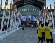 Imagen del ingreso de la Villa de los Juegos Olímpicos de París 2024