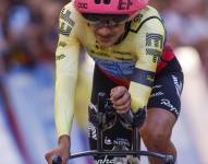 El corredor ecuatoriano del equipo EF Education Richard Carapaz durante la contrarreloj individual de la última etapa de la 79 Vuelta a España