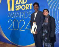 Archivo Jakson Plaza en los premios Peace and Sport 2024.