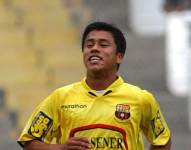 Exjugador Armando Paredes en un partido con Barcelona SC