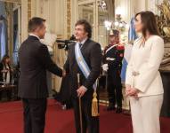 - El presidente del la República, Daniel Noboa Azin, participó de la ceremonia de posesión de Javier Milei, acompañado de su delegación oficial.