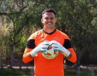 Gonzalo Valle en un entrenamiento con Liga de Quito