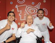 Edmundo Kronfle, en la lebración de los 70 años de Helados Pingüino. (Instagram: @Unilever)