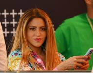 La cantante colombiana Shakira participó en un evento de Fórmula 1.