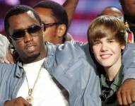 Fotografía de Justin Bieber junto a Sean Diddy Combs