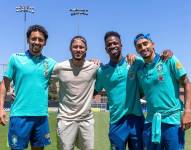 Marquinhos, Neymar, Vinicius y Rafhina,