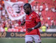 Enner Valencia está siendo suplente en el Internacional de Porto Alegre.