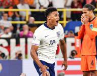 Ollie Watkins celebra su gol con Inglaterra ante Países Bajos por la semifinal de la Eurocopa 2024