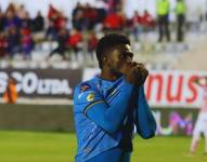 Jonathan Borja celebra un gol con El Nacional