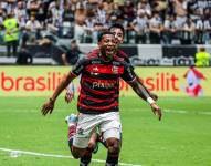 Gonzalo Plata celebra su gol con el Flamengo contra el Atlético Mineiro por la final de Copa de Brasil