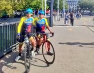 Mateo Ramírez y Haidar Zúñiga, en representación de la tricolor.