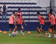 La selección de Ecuador retomó los entrenamientos en el estadio George Capwell.