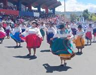 Imagen del Desfile de Confraternidad Sur de Quito.