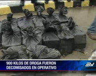 Interceptan cargamento de 900 kilos de droga en golfo de Guayaquil