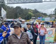 Docentes del Departamento de Nariño se reunieron en la frontera con Ecuador.
