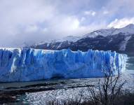 Fotografía de referencia a un glaciar