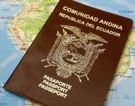 Imagen referencial del pasaporte ecuatoriano.